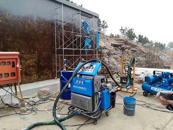 聚脲喷涂机H5600(T)型(图3) 室外形象墙展览墙聚脲喷涂机防腐防水施工